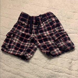 Plaid Cargo Shorts